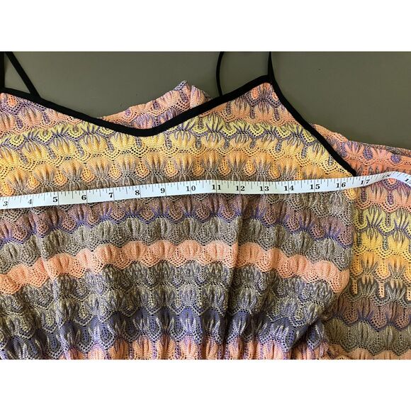 Topshop crochet open knit sleeveless romper - Picture 8 of 10